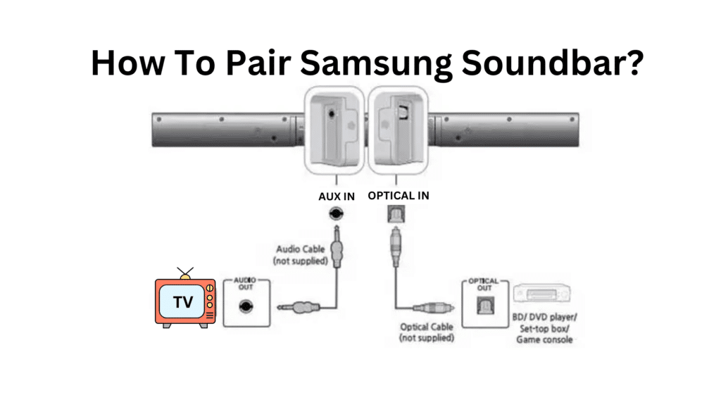 How to pair samsung soundbar