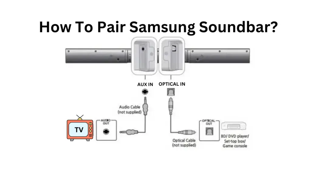 How to pair samsung soundbar