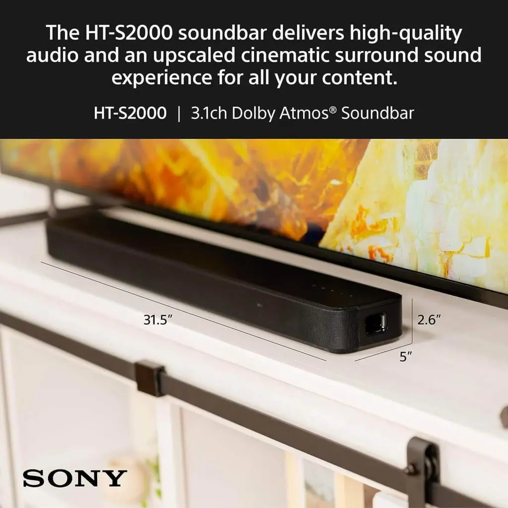 Sony HT-S2000 Describe About Specification.
