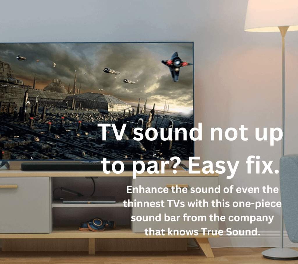 TV sound not up to par Easy fix